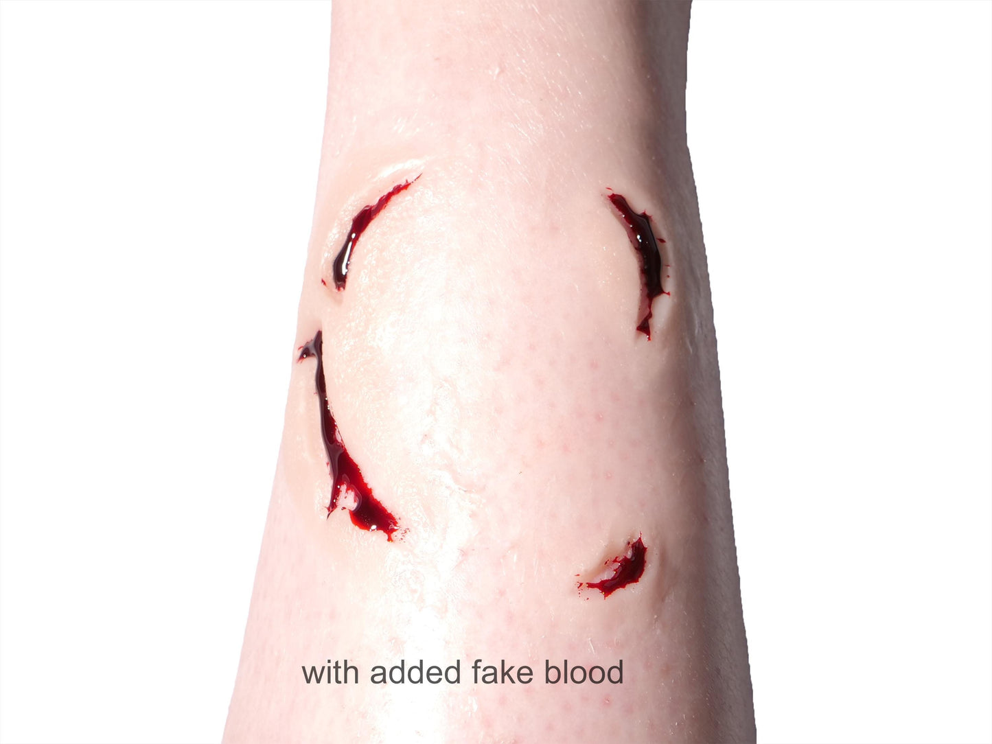 Silicone Animal Bite Prosthetic – Realistic SFX Wound for Halloween & Film Makeup