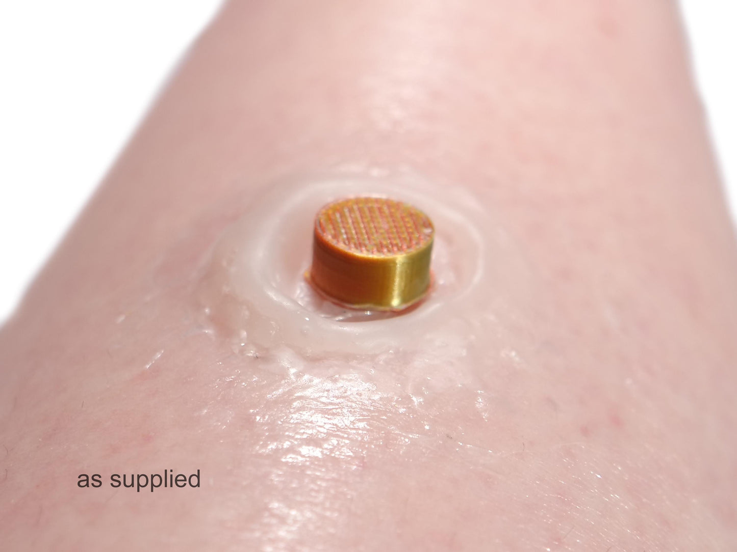 Silicone Gunshot with Bullet in Skin Prosthetic – Realistic SFX Wound for Halloween & Film Makeup