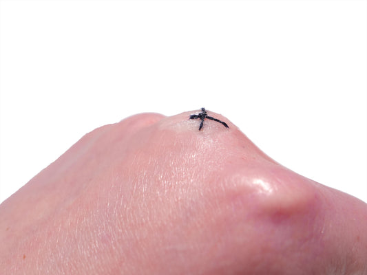 Stitched Silicone Small Cuts Prosthetic – Realistic SFX Wound for Halloween & Film Makeup