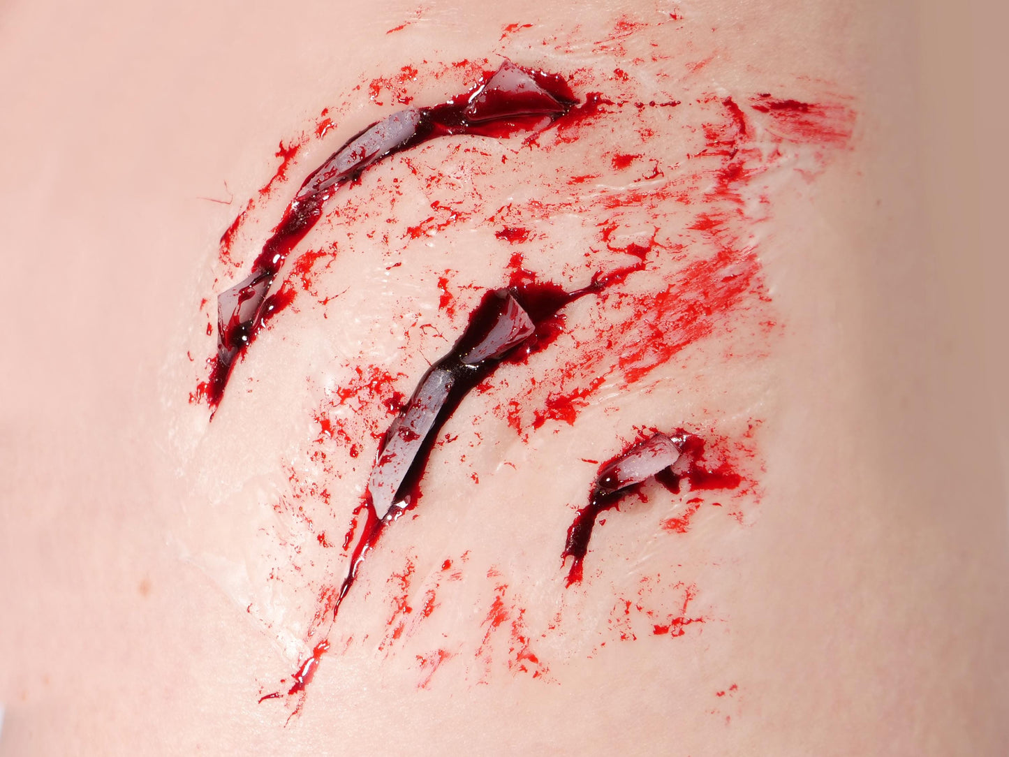 Silicone Fake Glass Shards: Soft, Flexible SFX Makeup - Trauma & Gore Effects