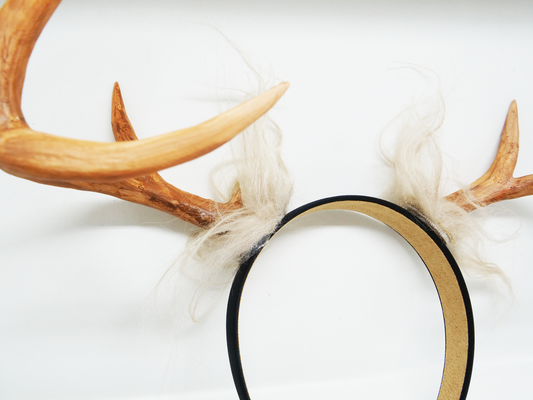 Natural Faux Recycled Antlers Headband