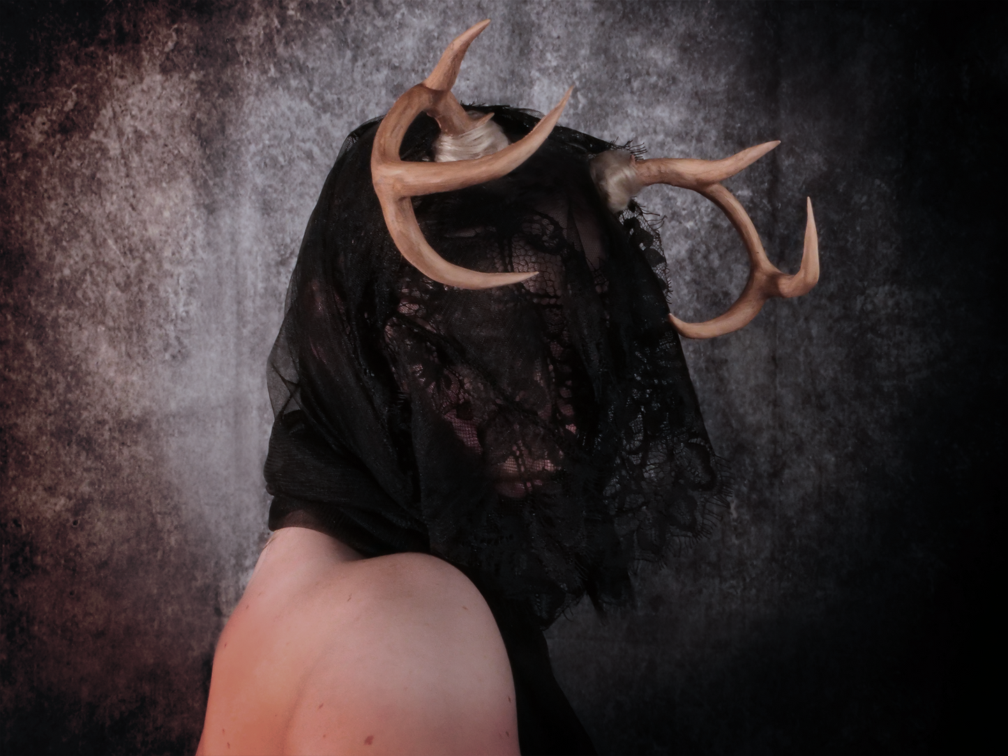 Natural Faux Recycled Antlers Headband