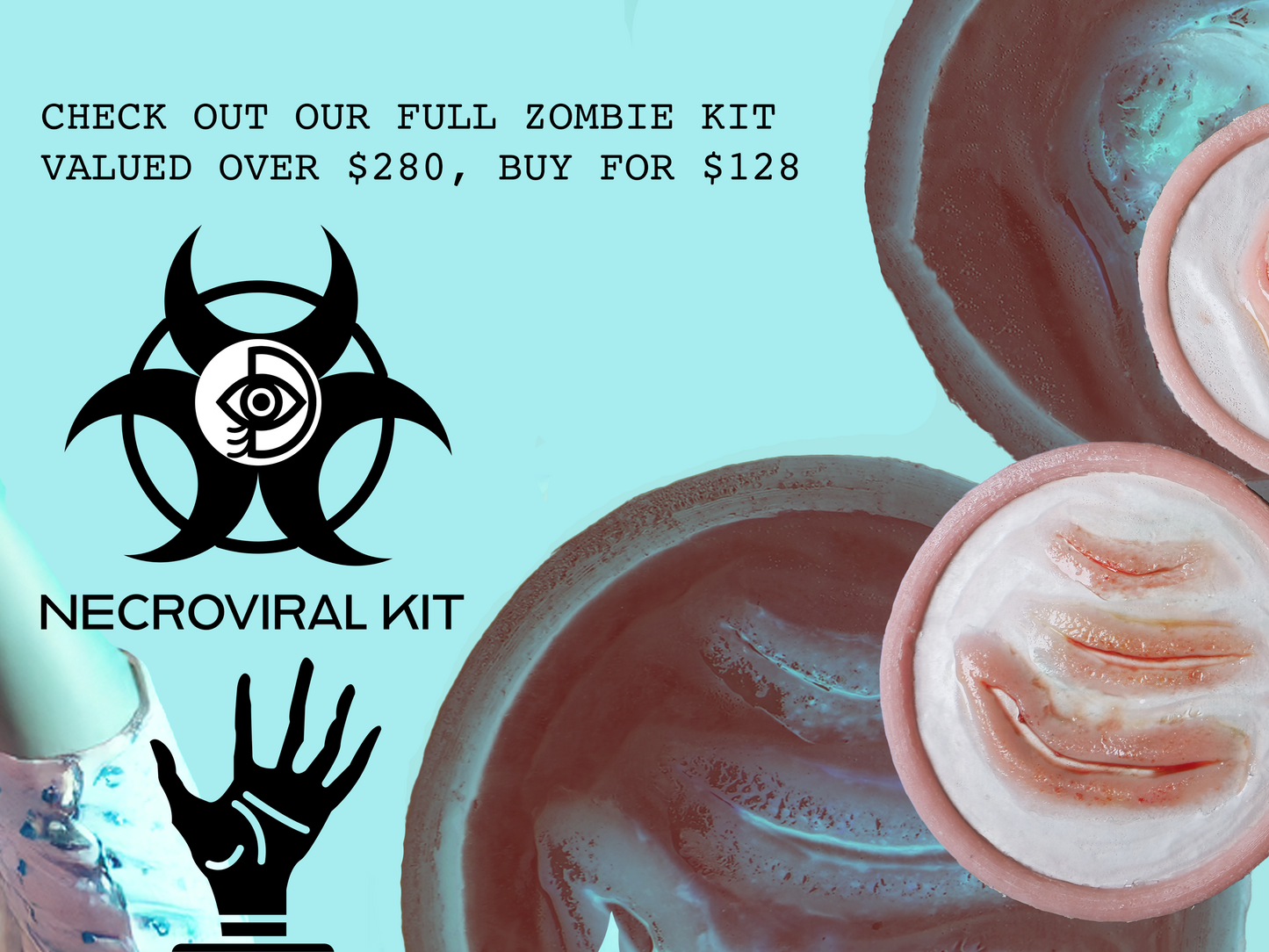 [Item 008] Zombie Prosthetic Trio