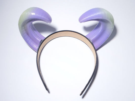 Two Toned Devil Horns Headband