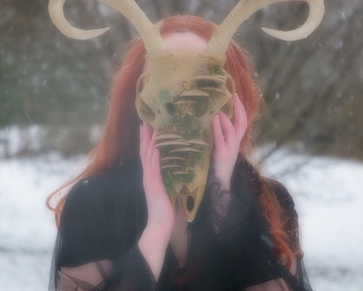 [Item 402: Cervid Effigy] — Faux Deer Skull Mask