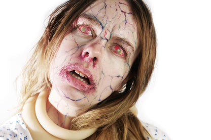 54-Inch Silicone Tapeworm Prop: Realistic Horror Film FX, Haunted Decor