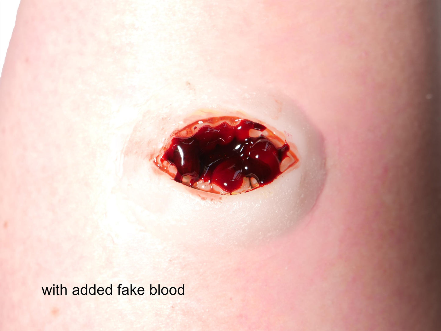 [Item 003: Ocular Rupture 52-A] — Pre-Painted Gouged Eye Prosthetic