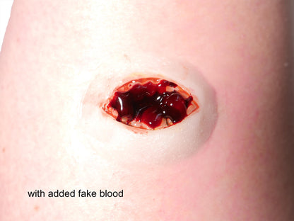 [Item 003: Ocular Rupture 52-A] — Pre-Painted Gouged Eye Prosthetic