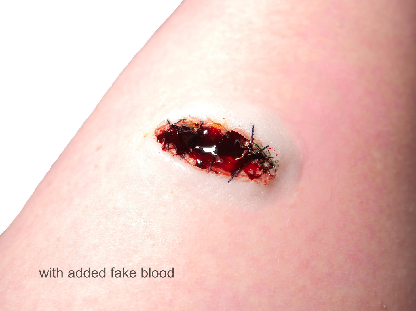 [Item 026: Ocular Suture 9-X] – Sewn Eye Socket Trauma Prosthetic