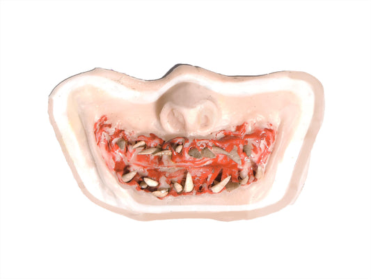 [Item 302: Snarl X-150] — Pre-Painted Animal Snarl Prosthetic