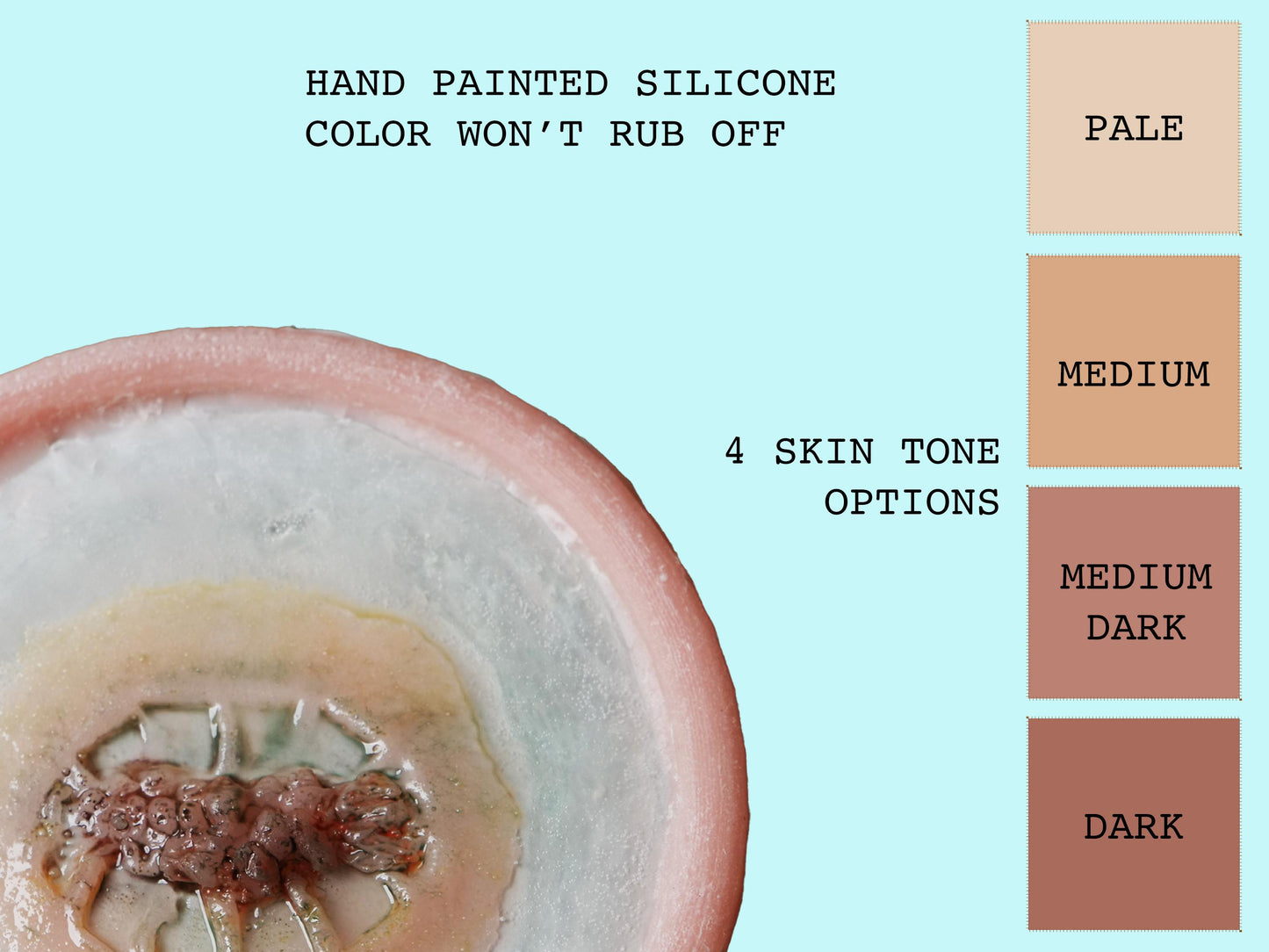 Zombie Bite Prosthetic - Undead Infection Entry Wound with Epidermal Tear & Subdermal Trauma