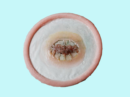 Zombie Bite Prosthetic - Undead Infection Entry Wound with Epidermal Tear & Subdermal Trauma