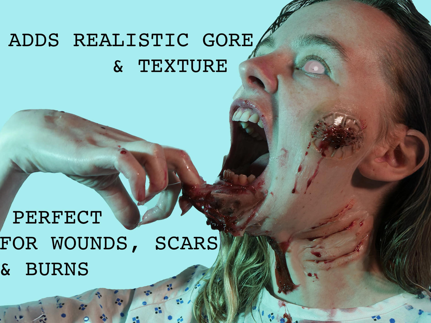 3D Gel SFX - Special Effects Gelatin for Gore, Scar, and Decay Simulation